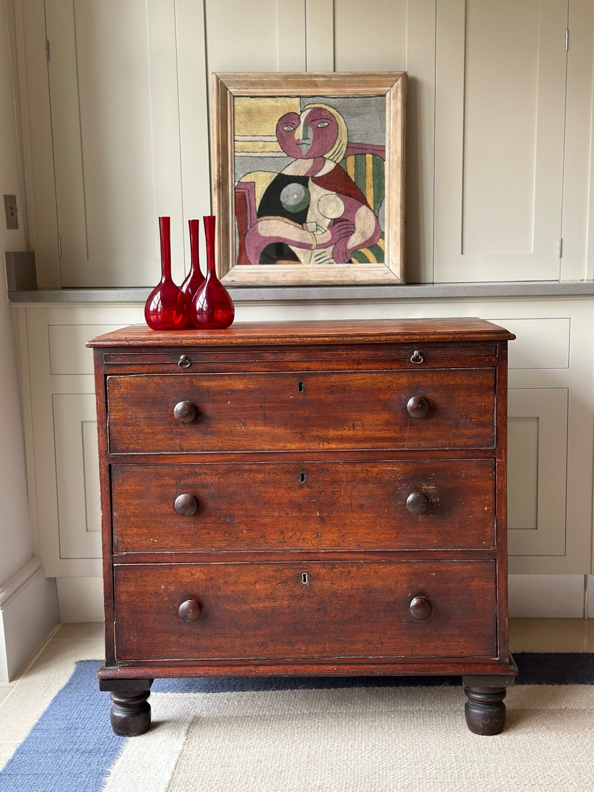 Small Mahogany Chest of Drawers