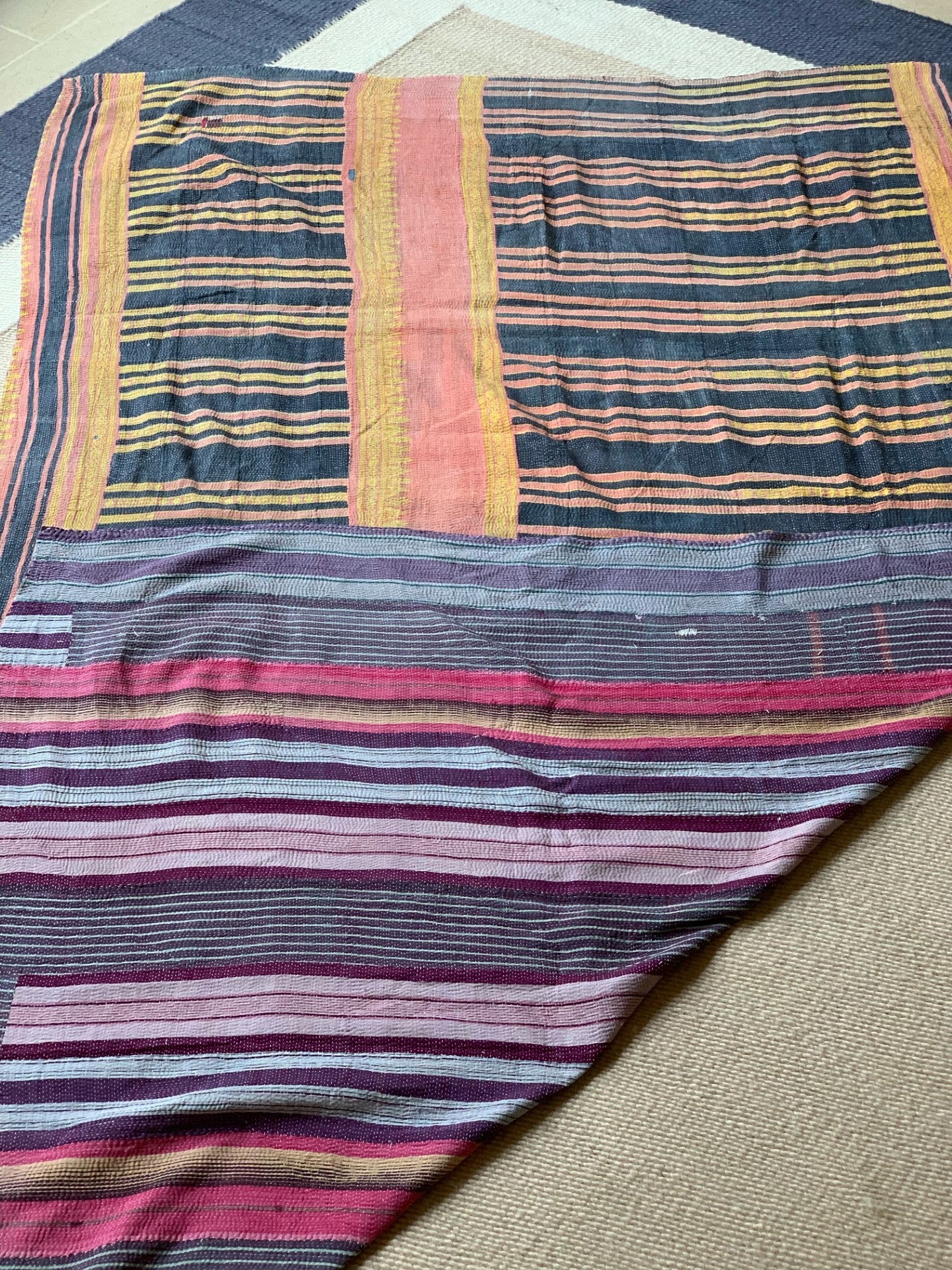 Kantha (Purple and Pink)