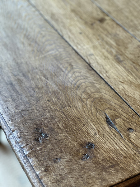 Rustic Chestnut & Oak Side Table