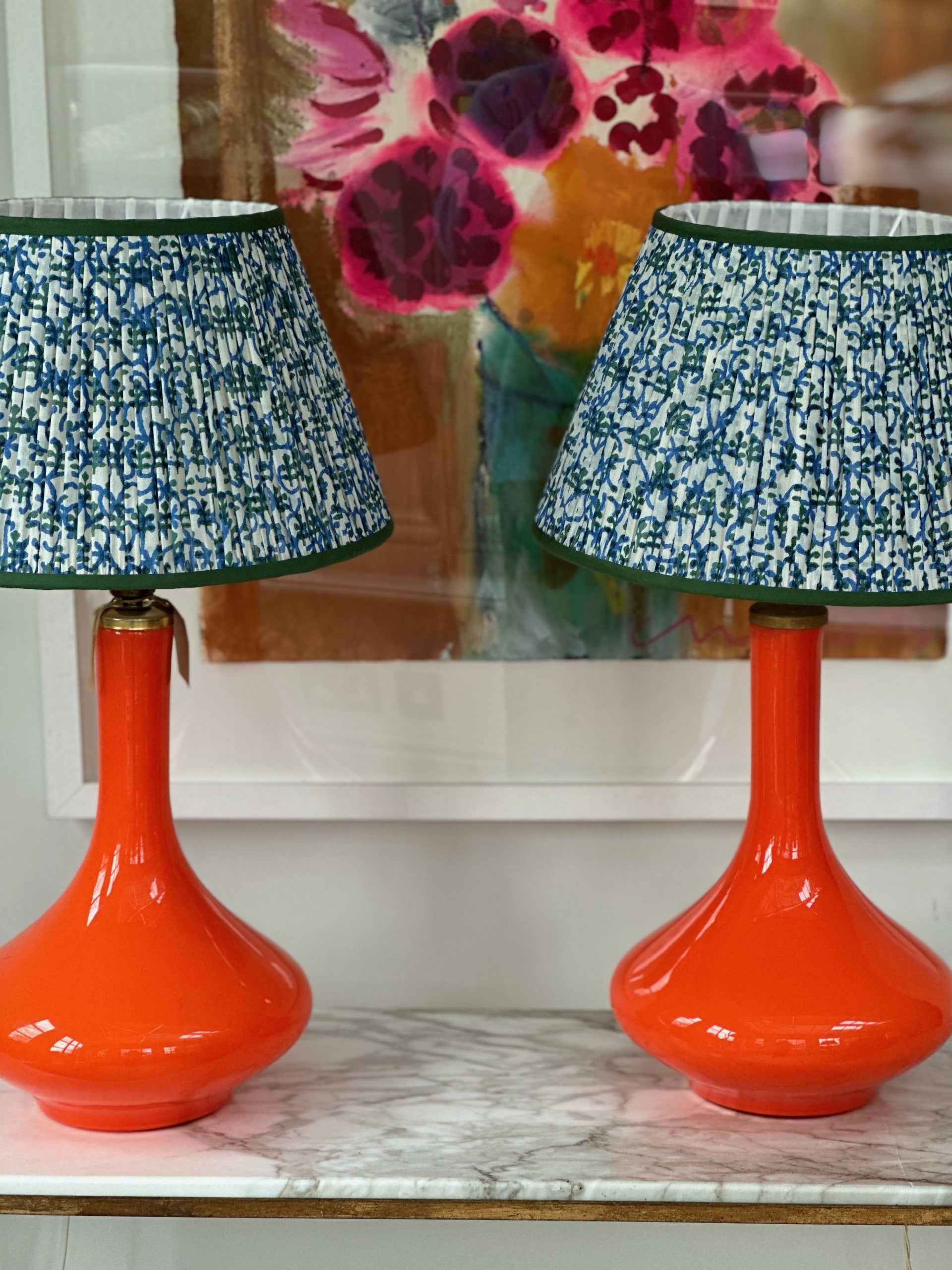 A Pair of Large 1960s Holmegaard Lamp