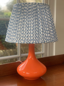 1960s Large Holmegaard Orange table lamp