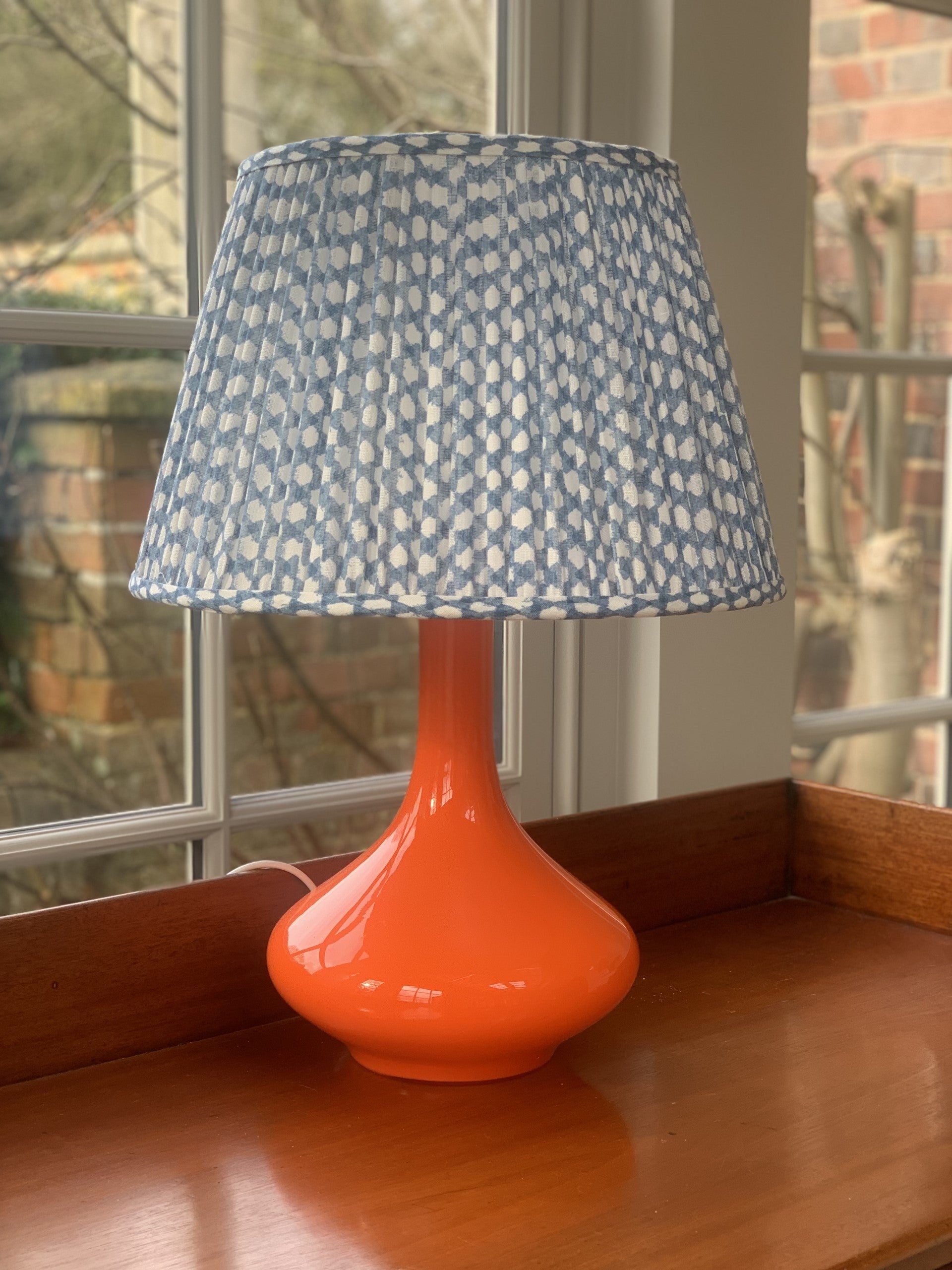 1960s Large Holmegaard Orange table lamp