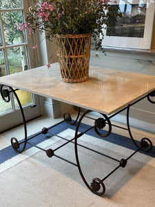 Attractive Patisserie Table with Polished Stone Top