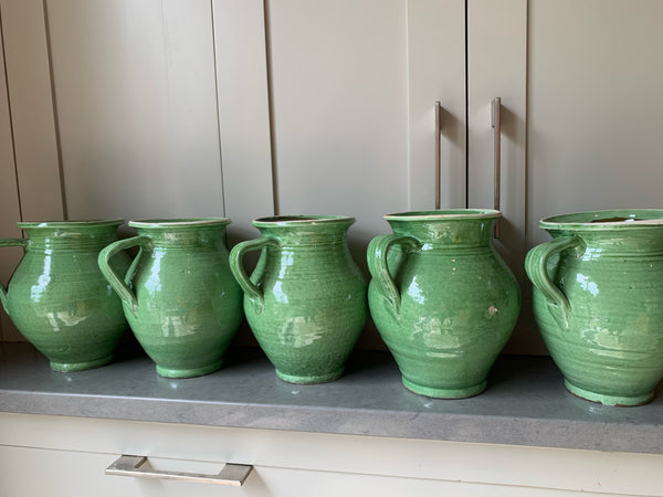 Small Hungarian Vintage Jugs Pale Green