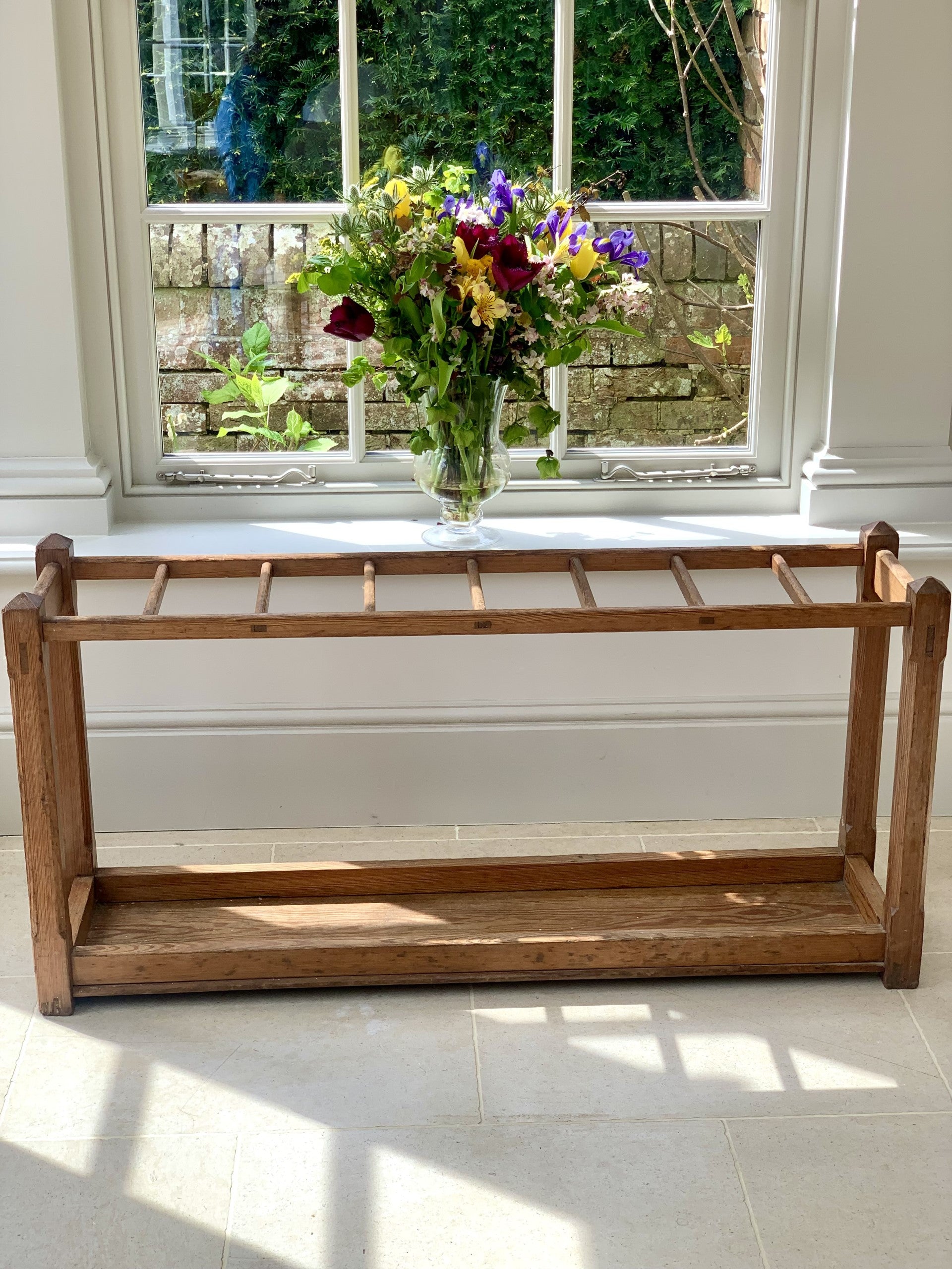 Large Pitch Pine Stick Stand