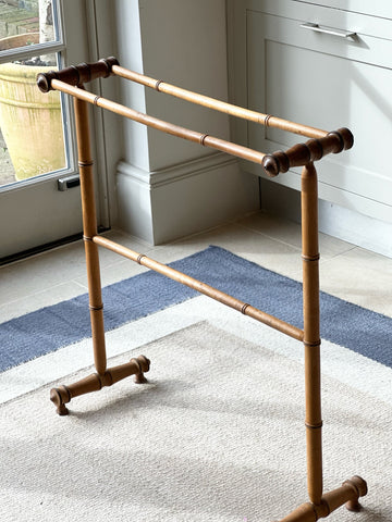 Reserved Faux Bamboo Floor Standing Towel Rail