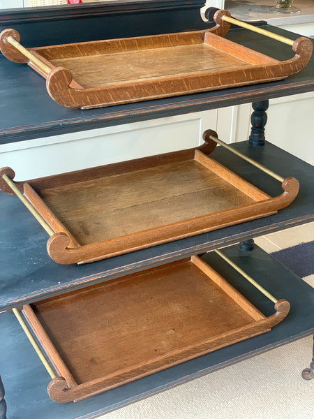Wooden Art Deco Trays - Three Sizes Available