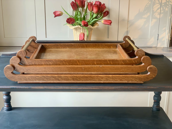 Wooden Art Deco Trays - Three Sizes Available