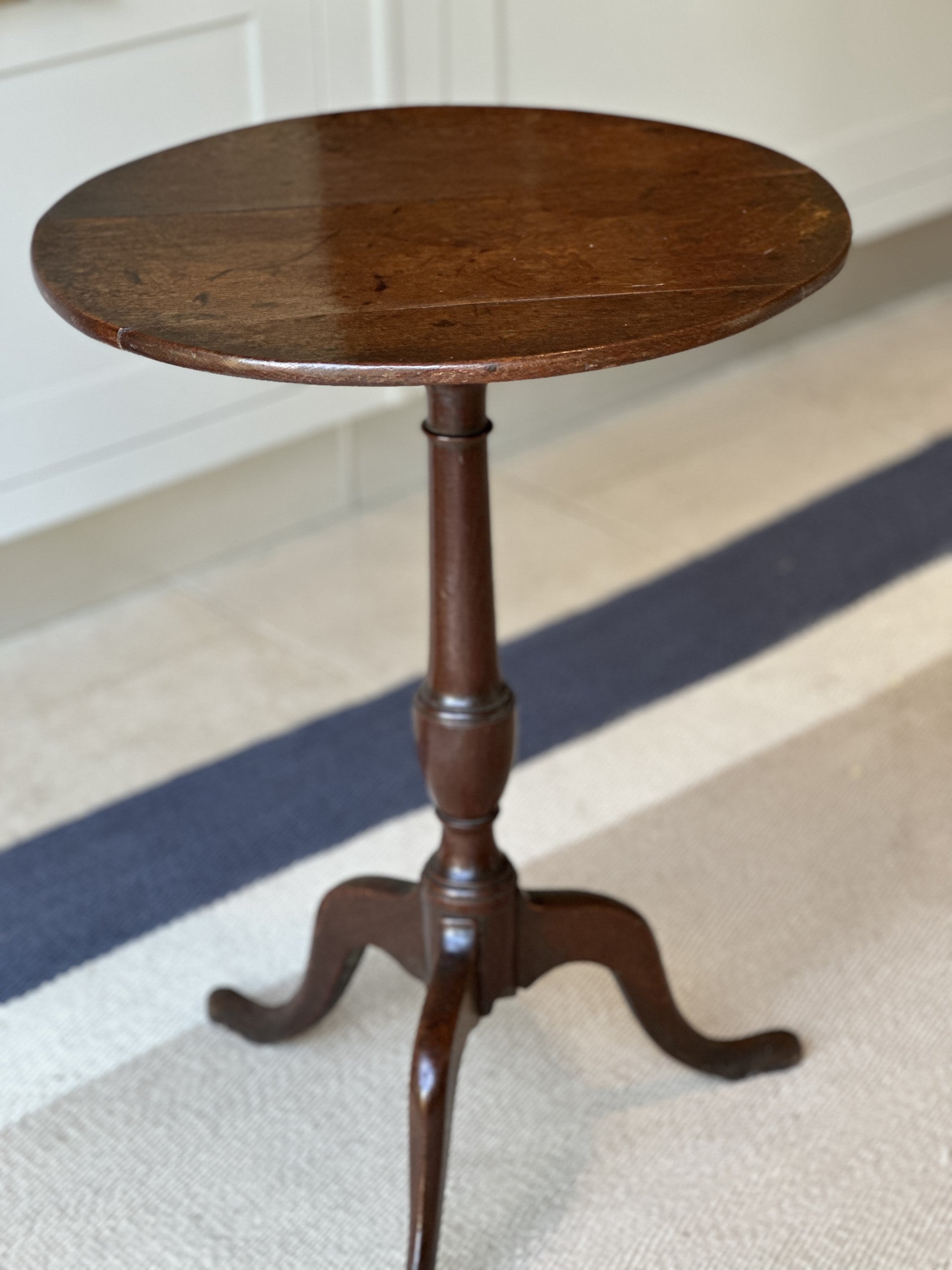 C18th Oak Tripod Table