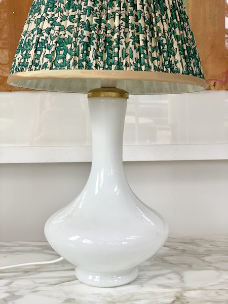 1960s Small Holmegaard White table lamp