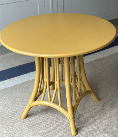 Vintage Side or Centre Table in F&B Indian Yellow