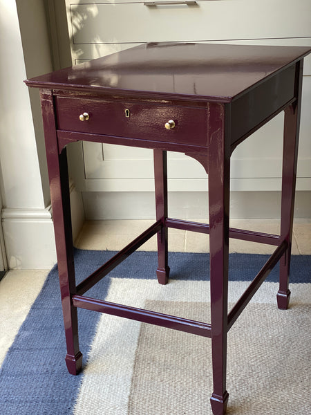A late 19th/Early 20th Century Gentleman's lamp table-