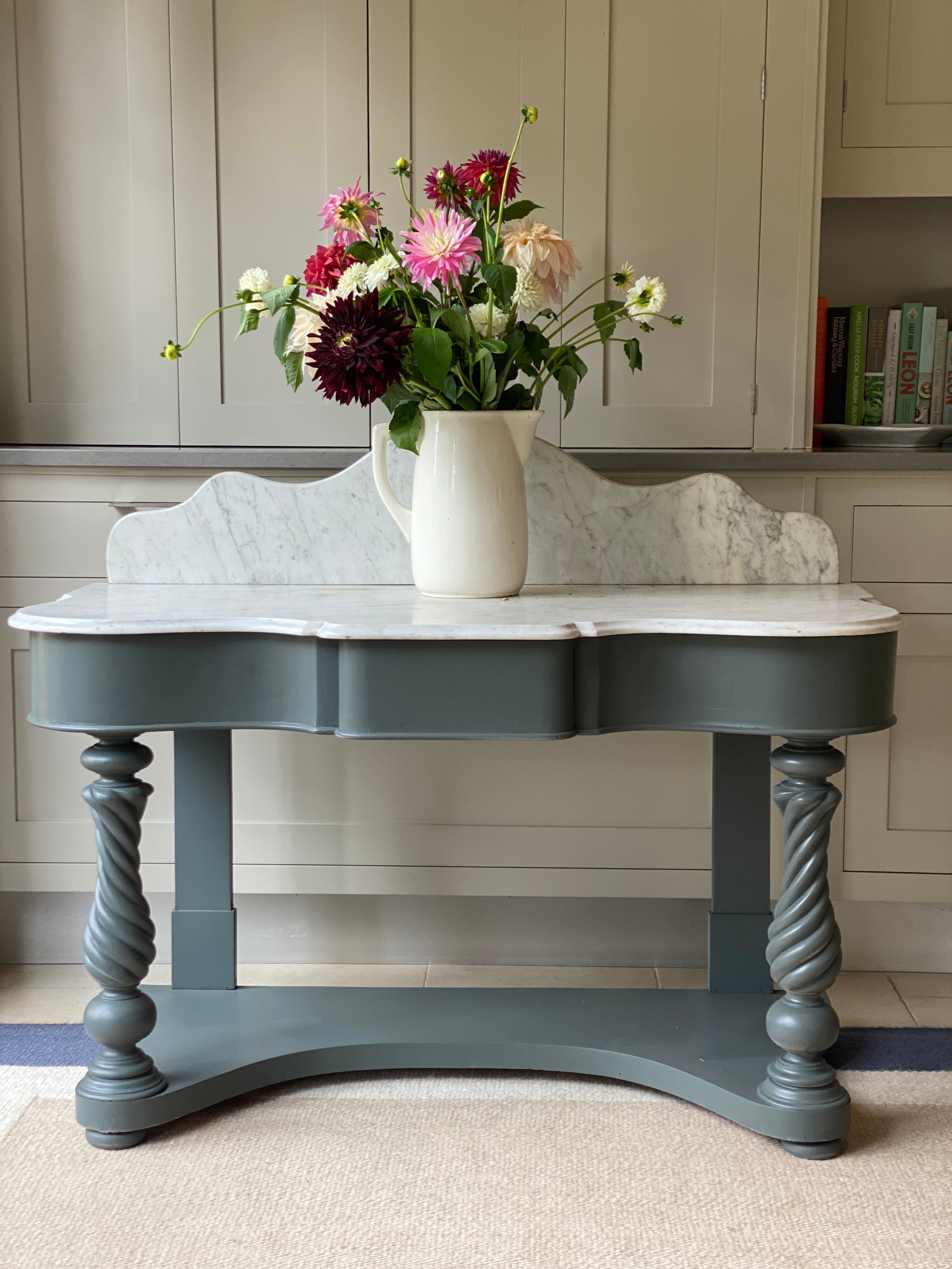 C19th Washstand with Marble Top