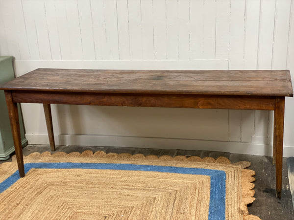 19th French Long Narrow Cherry Table