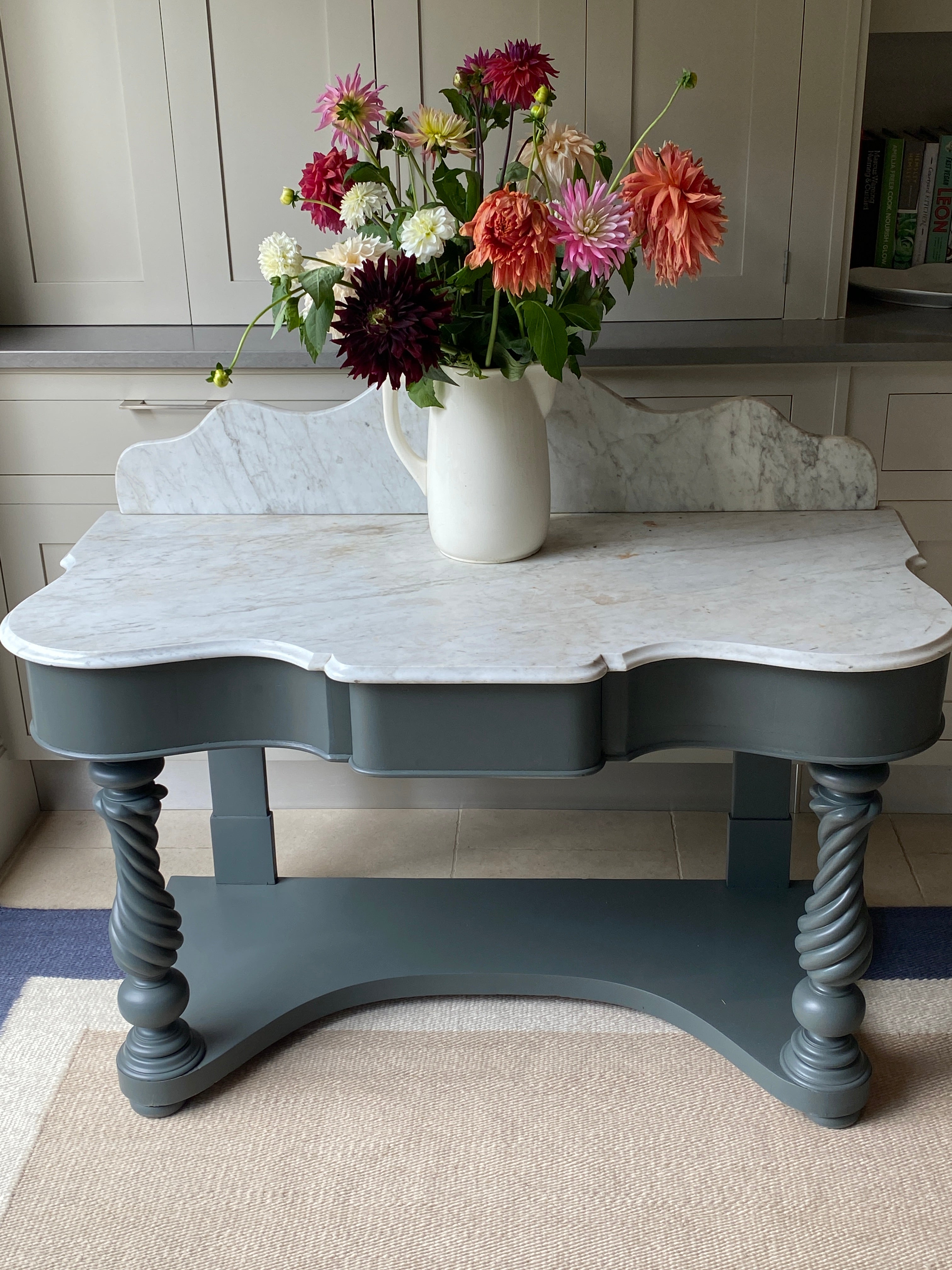 C19th Washstand with Marble Top