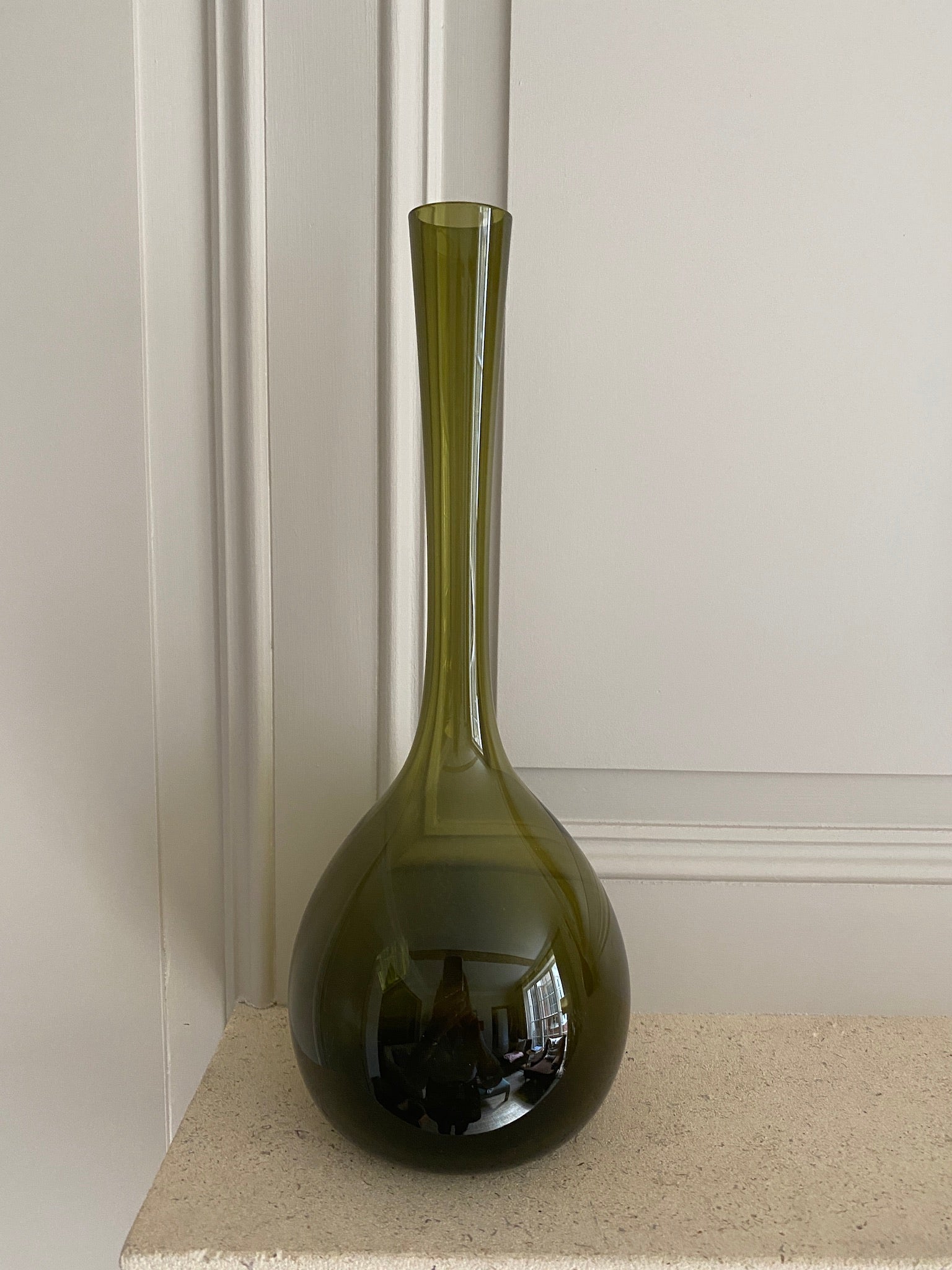 Glass Vases by Arthur Percy for Gullaskruf, 1950s, Set of 5