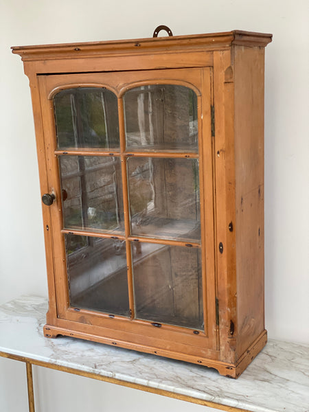 Small Vintage Glazed Cabinet