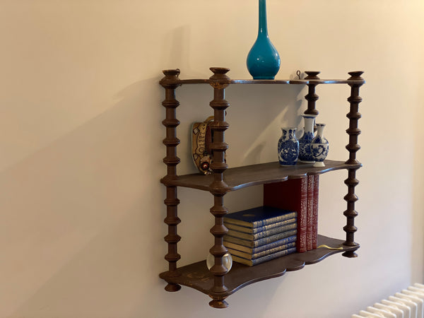 19th Century French Cotton Reel Shelves