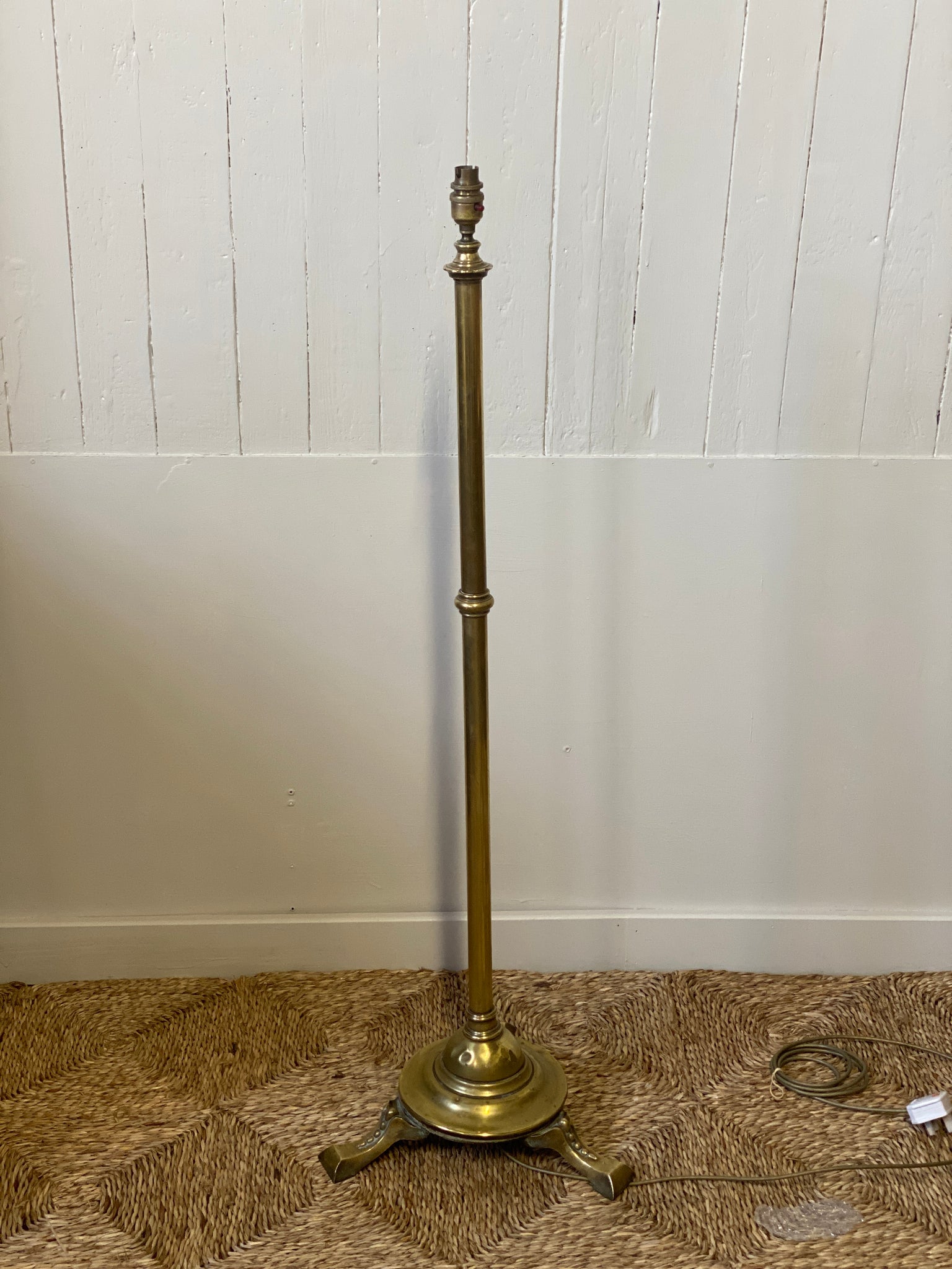 Brass Telescopic Standard Lamp
