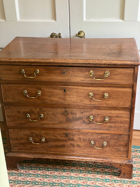 Small 19th Century Chest of Mahogany Drawers