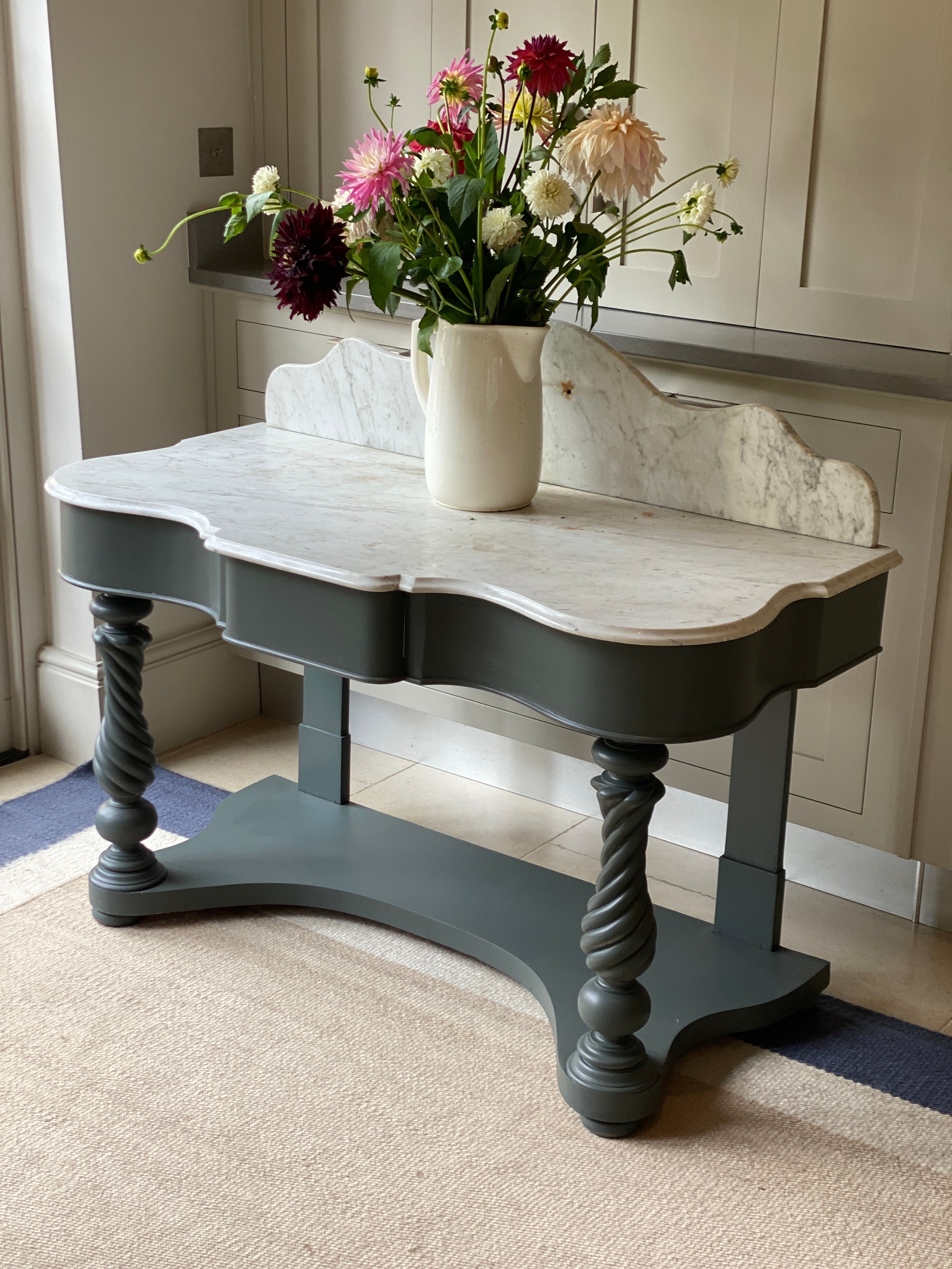 C19th Washstand with Marble Top