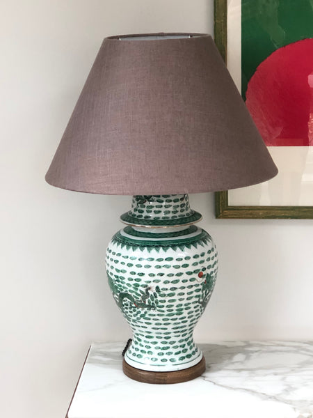 Vintage Chinese Ginger Jar Lamp