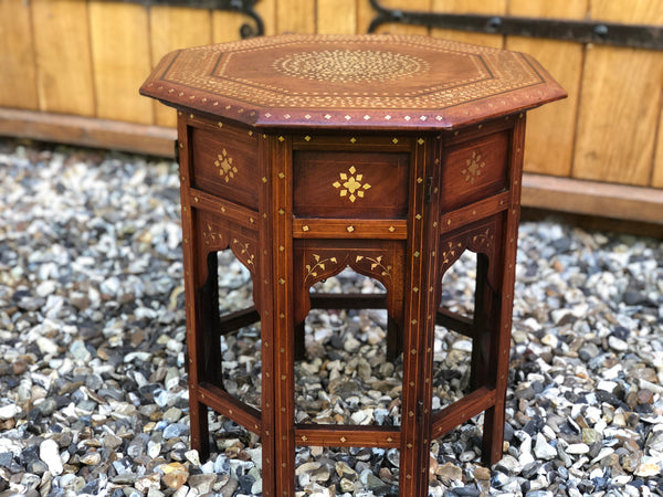 SOLD. Antique Rosewood Anglo Indian side table