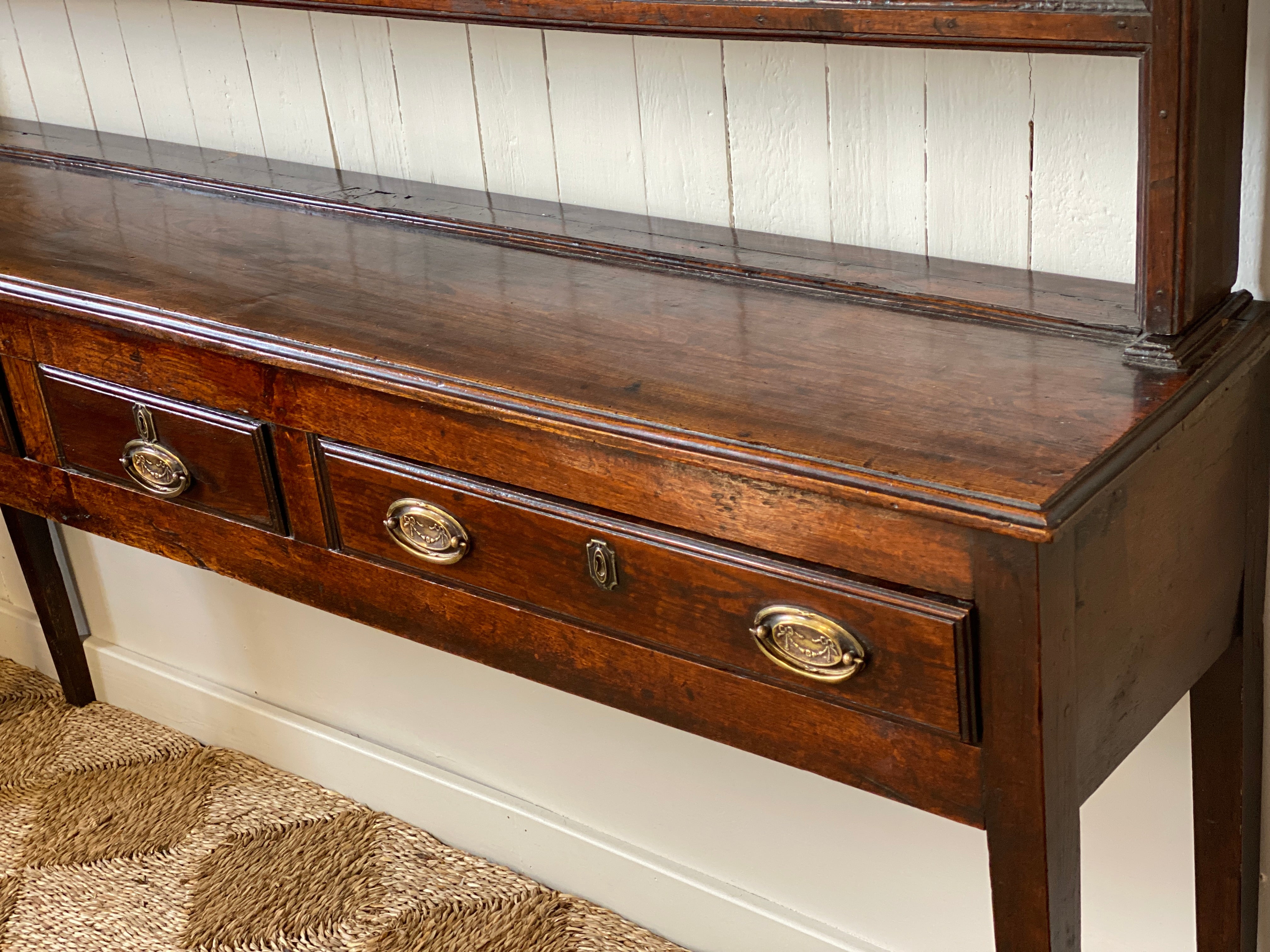 Early 19th Century English Elm Dresser