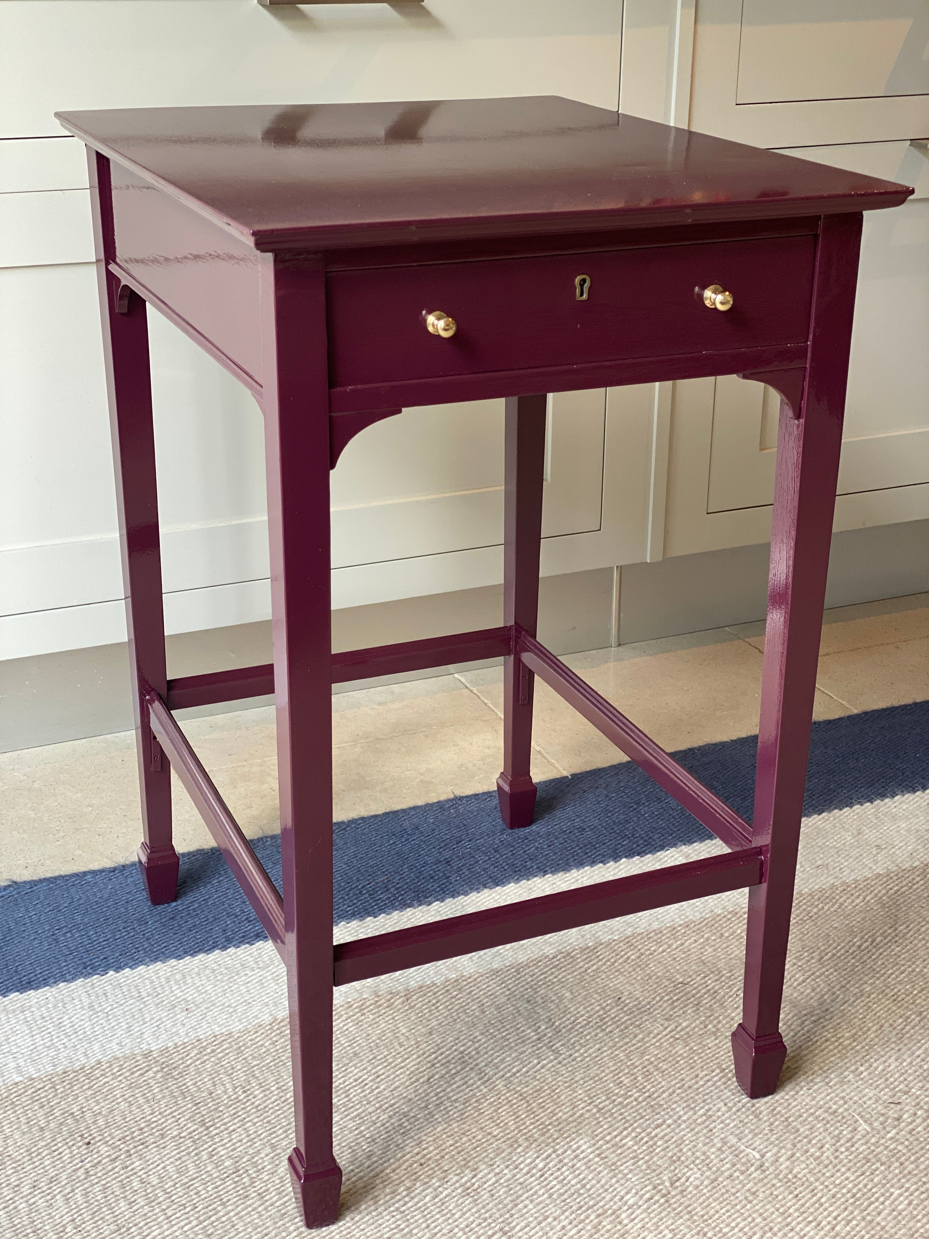 A late 19th/Early 20th Century Gentleman's lamp table-