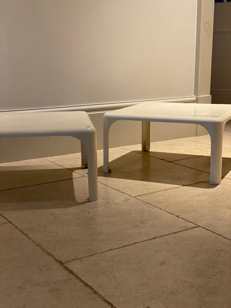 Pair of Stackable Vico Magistretti tables