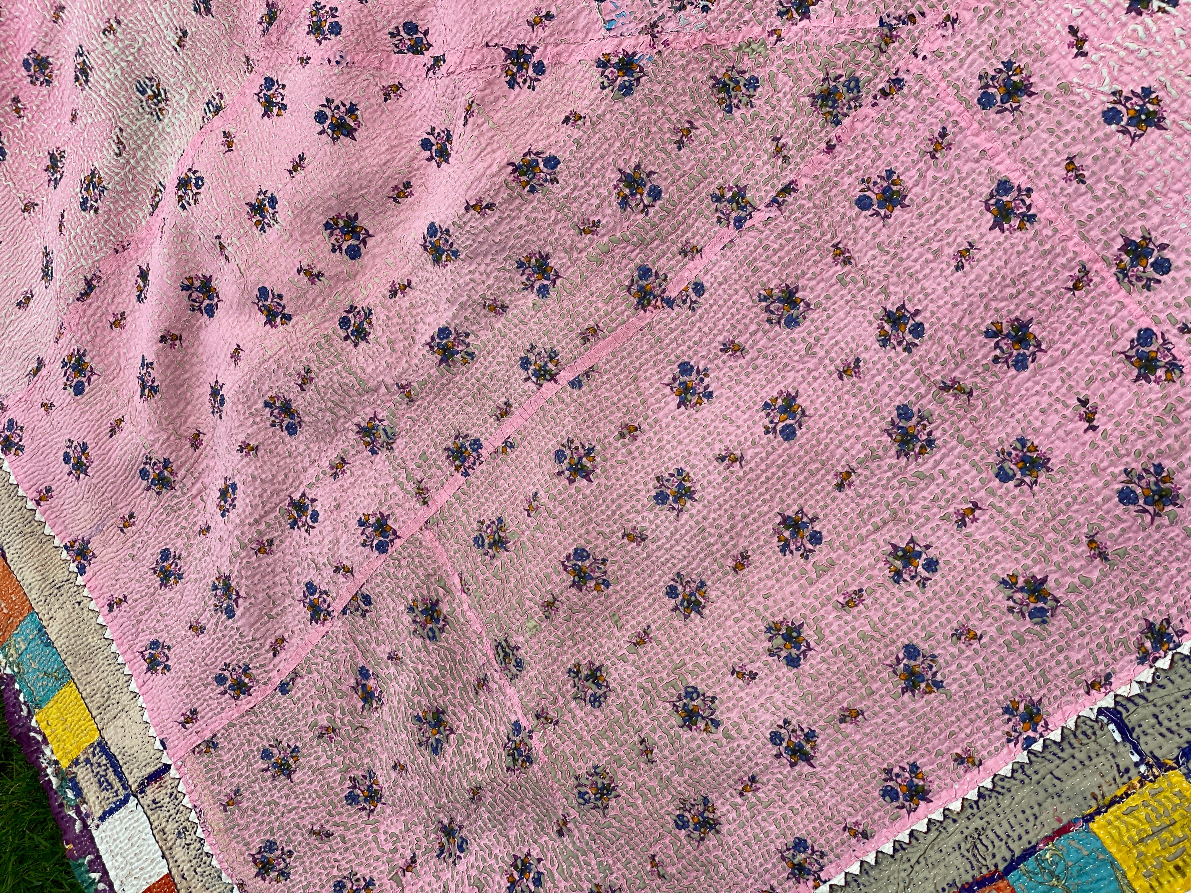 Colourful Antique Kantha