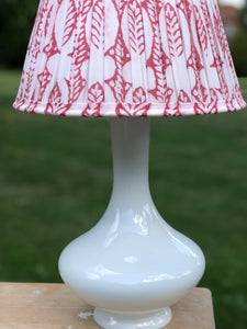 SOLD. Vintage 1960/70s Holmegaard White Table Lamp