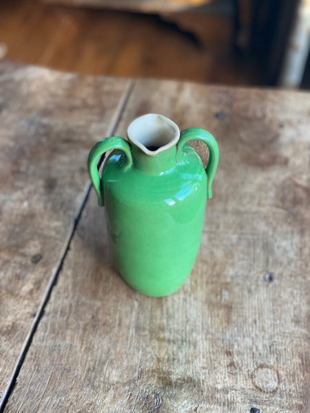 Lovely Emerald Green Stoneware Vase