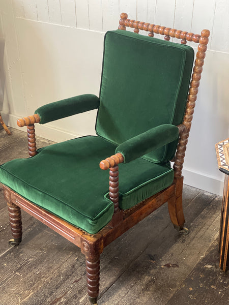 19th Century Bobbin turned armchair