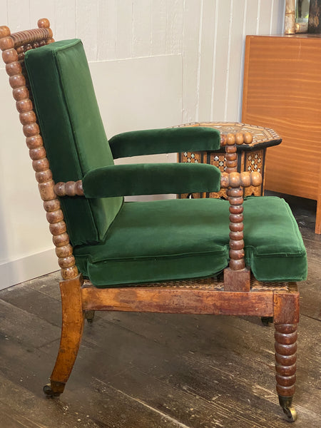 19th Century Bobbin turned armchair
