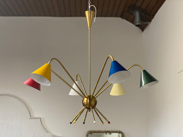 Large Italian Sputnik chandelier