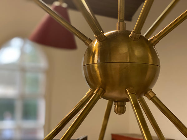 Large Italian Sputnik chandelier