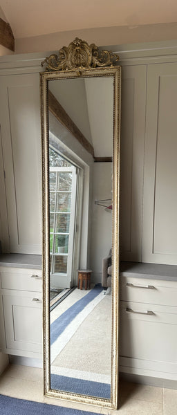 Very Tall French Gilt Mirror