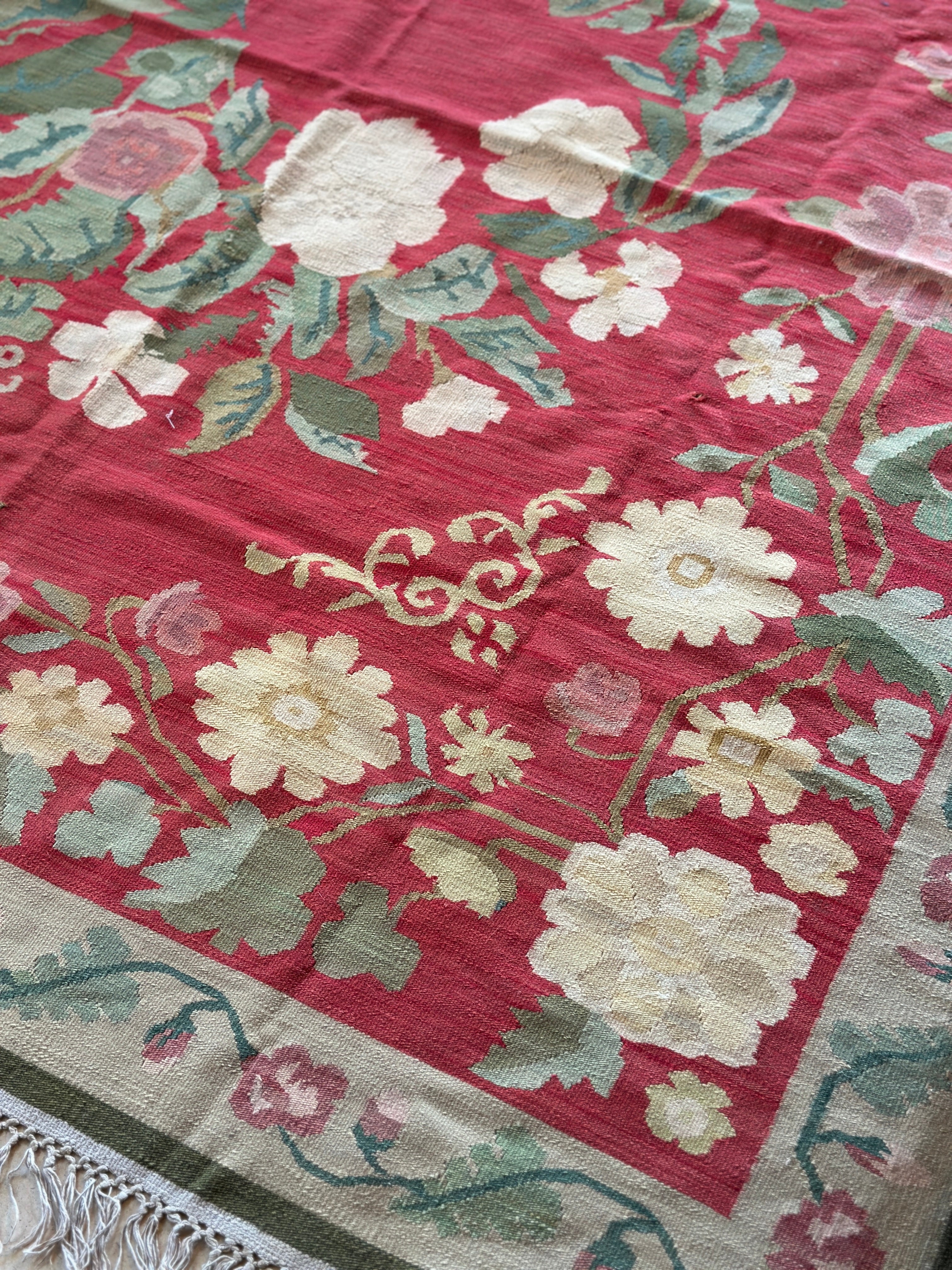 Lovely Large Vintage Flatweave