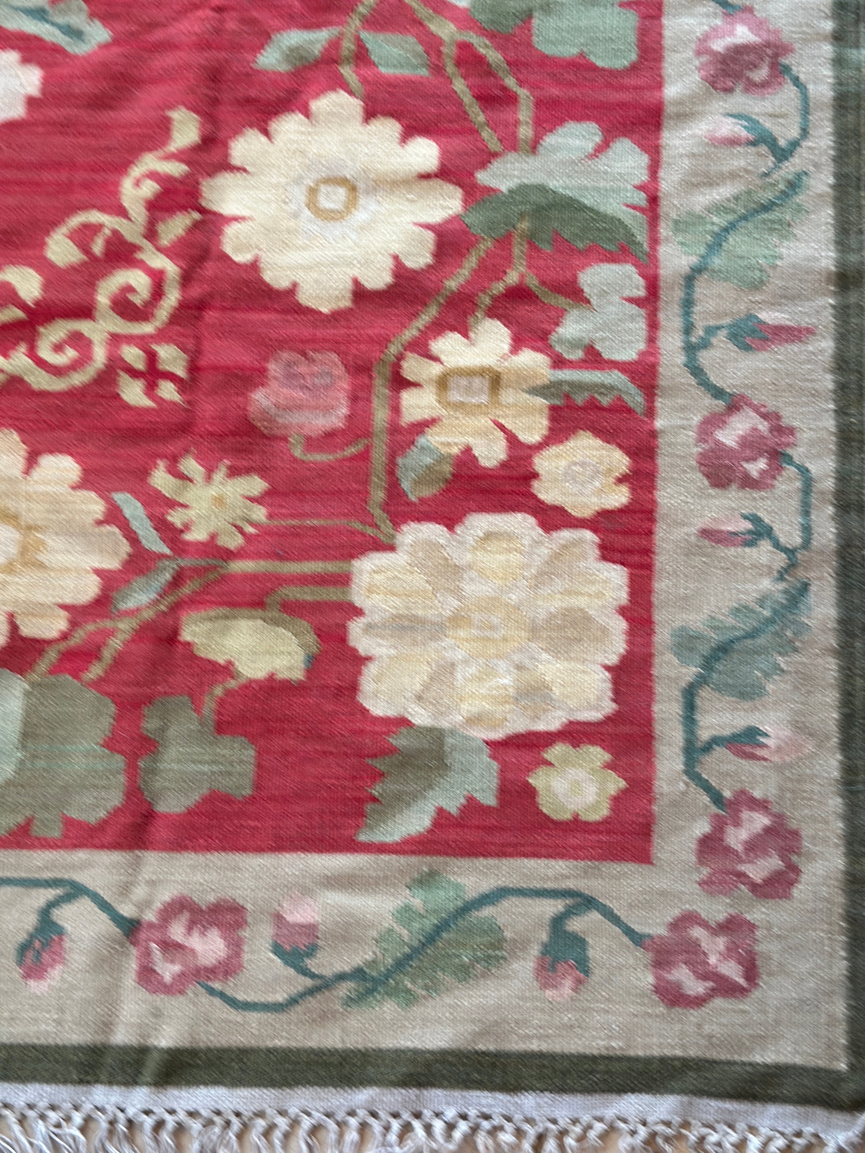 Lovely Large Vintage Flatweave