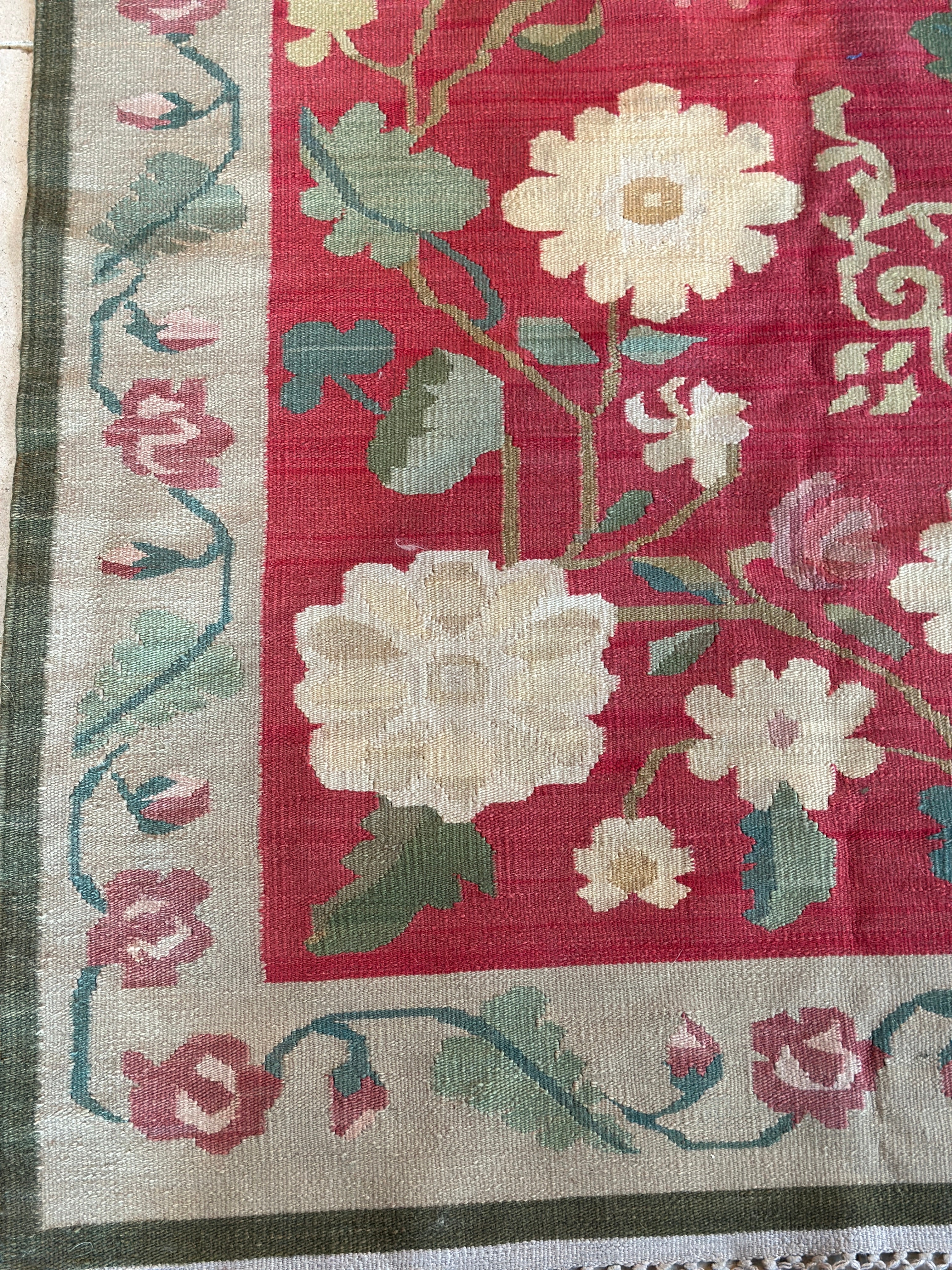 Lovely Large Vintage Flatweave