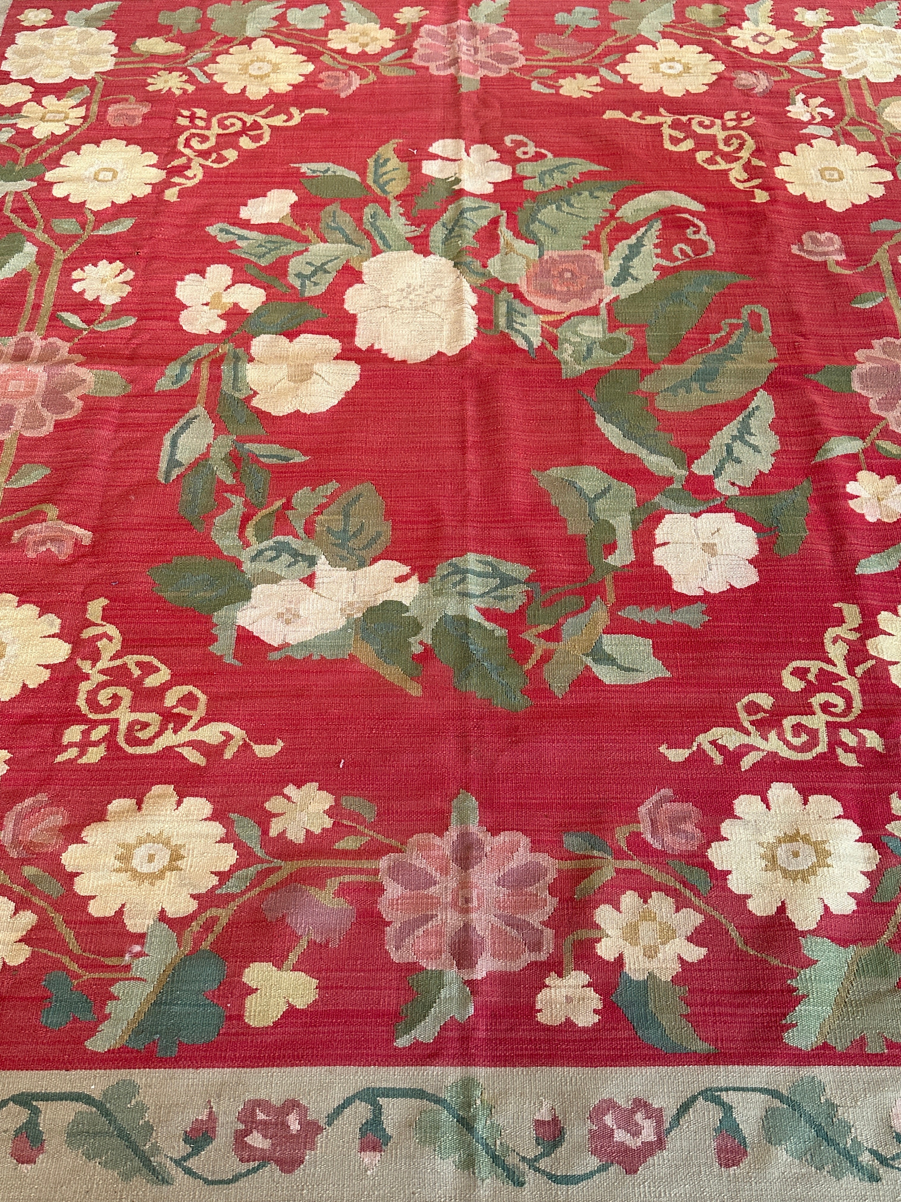 Lovely Large Vintage Flatweave