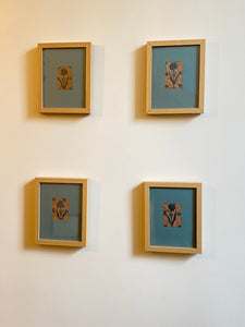 Four 18th Century Ottoman Period framed fragments