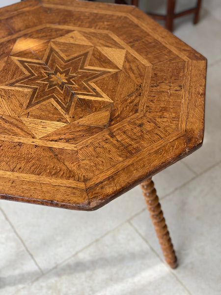 Exceptional Fruitwood Occasional Table