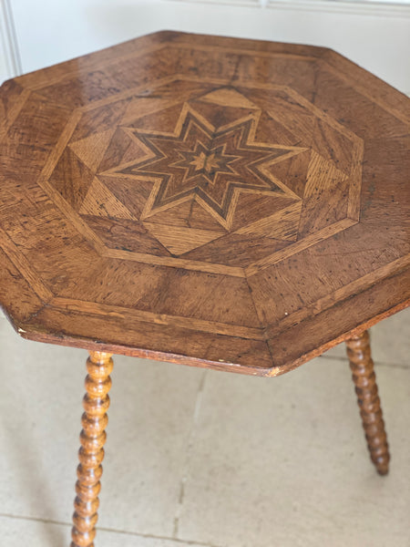 Exceptional Fruitwood Occasional Table