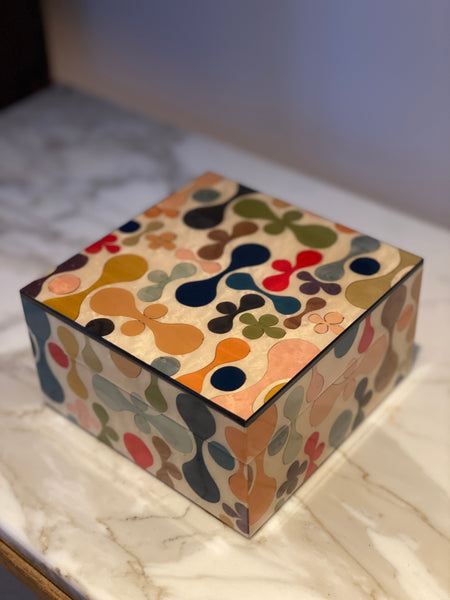 Medium Italian Marquetry Boxes with Velvet Interiors