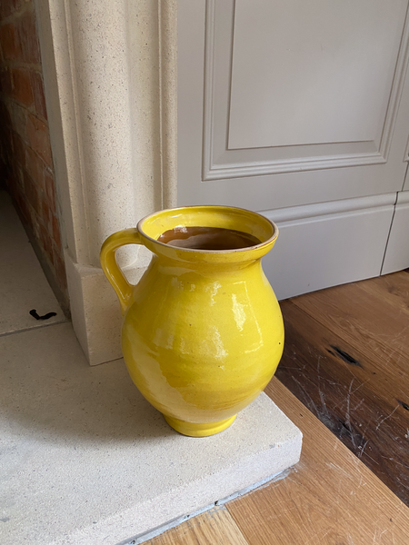 Large yellow jug