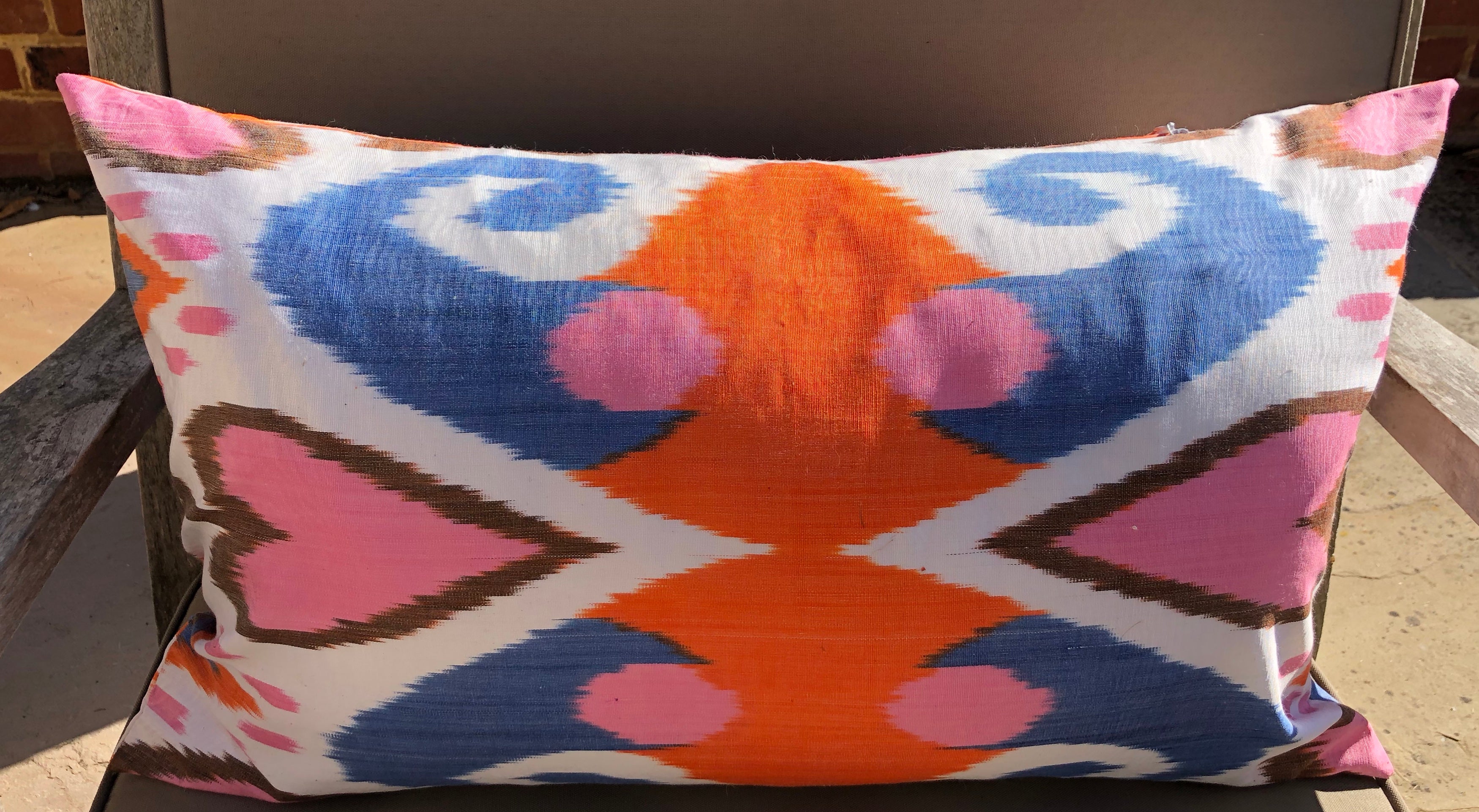 Ikat cushion
