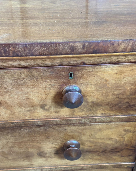 Charming Faded Mahogany Chest of Drawers