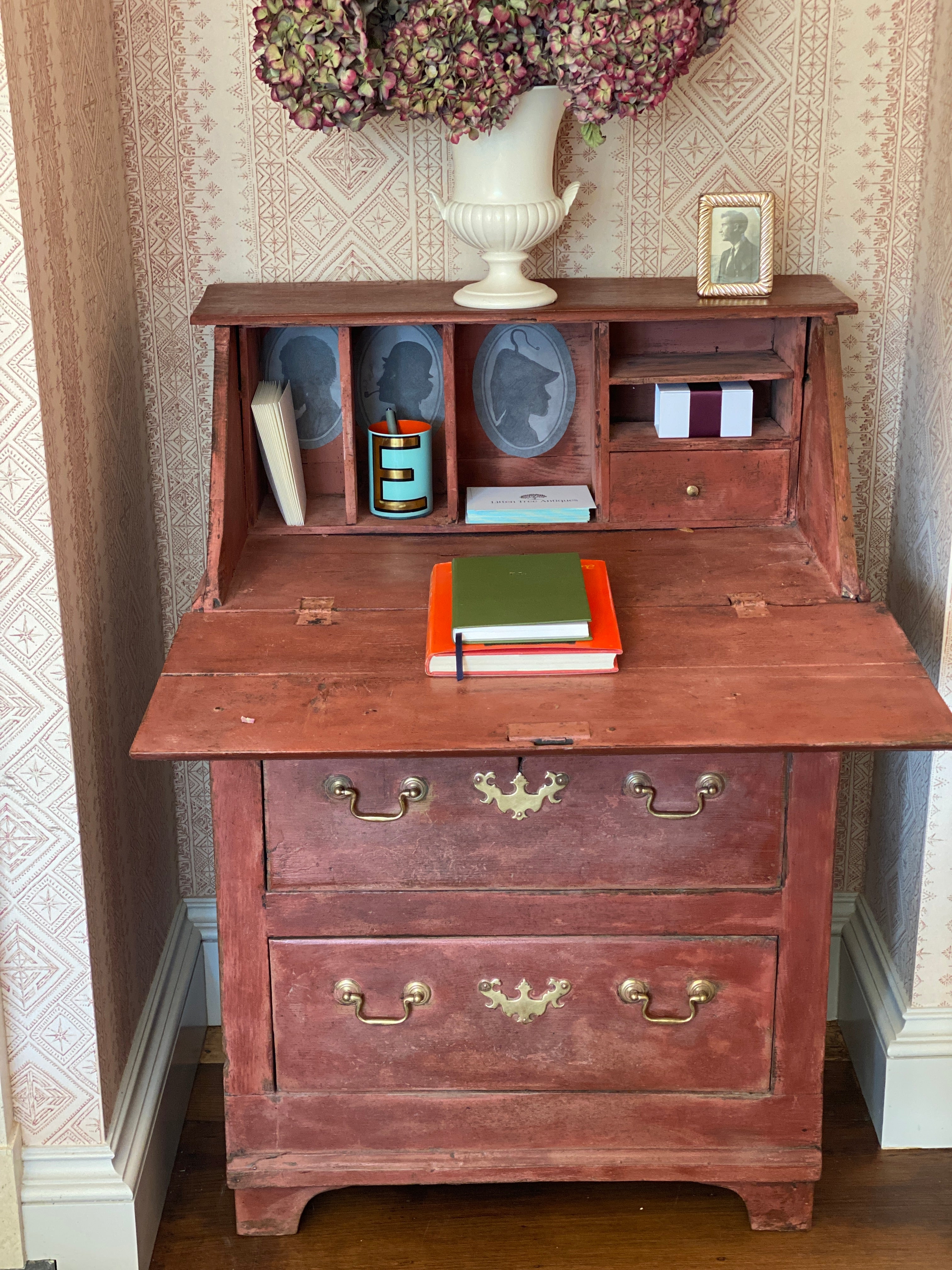 19th Cumbrian Bureau in Iron Oxide Red